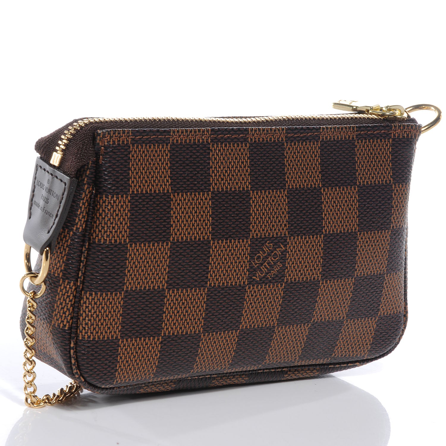 Louis Vuitton Damier Ebene Mini Pochette Accessories Bag 3 of 8