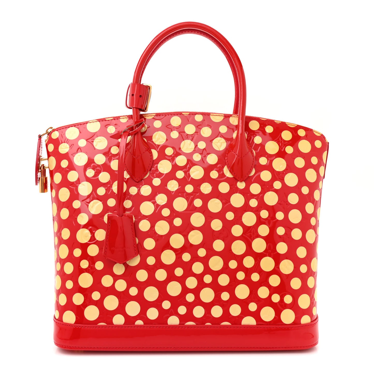 Vernis Kusama Infinity Dots Lockit MM Red