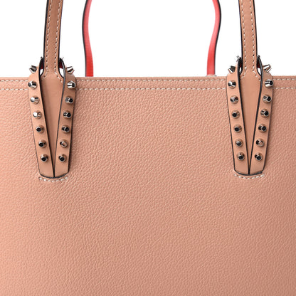 Christian Louboutin Calfskin Spikes East West Cabata Tote Nude 11 of 11