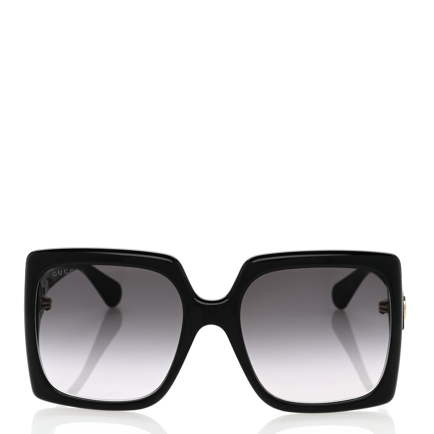 Acetate Square Frame Sunglasses GG0876S Black