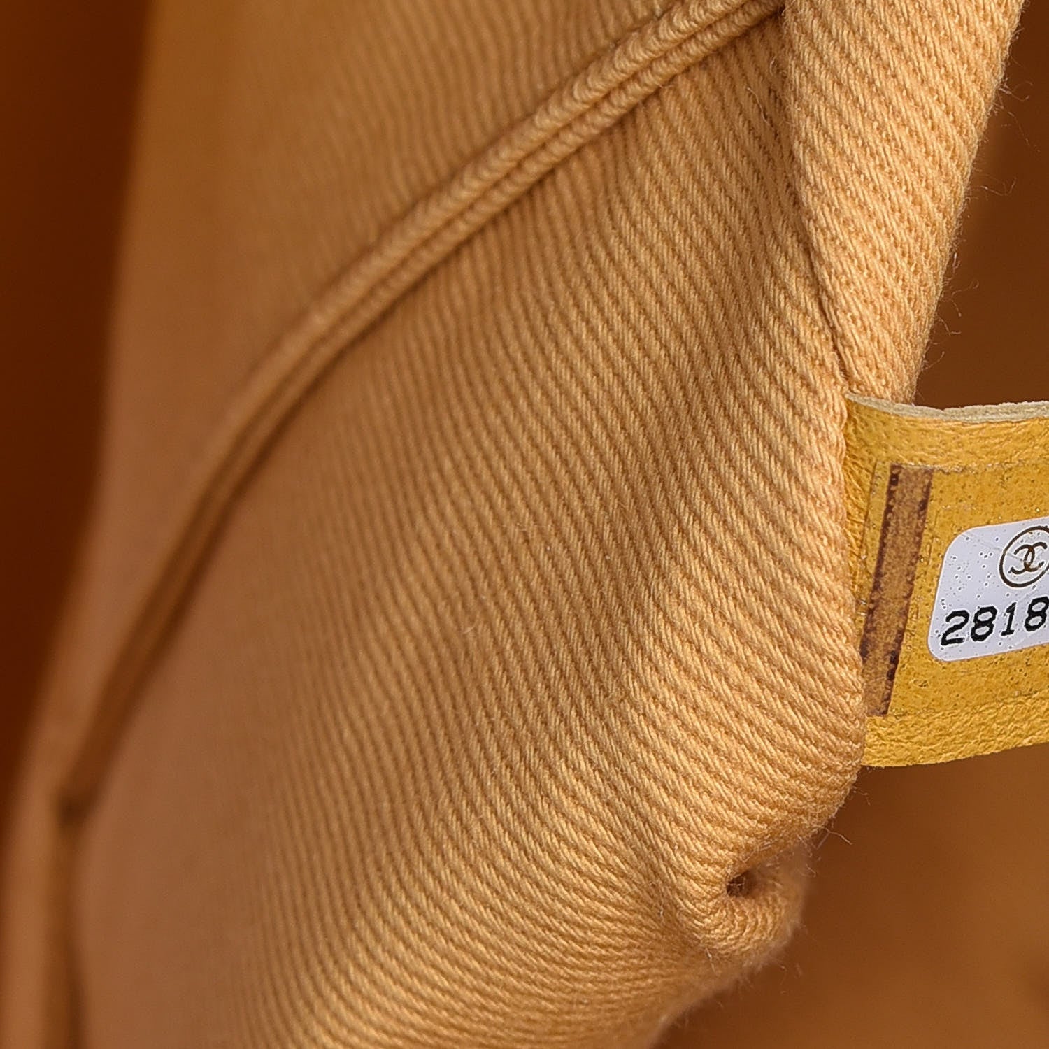 Chanel Lurex Boucle Medium Deauville Tote Yellow 8 of 10