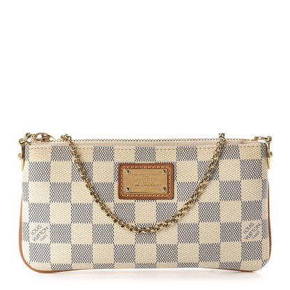 Louis Vuitton Damier Azur Pochette Milla MM 1 of 10