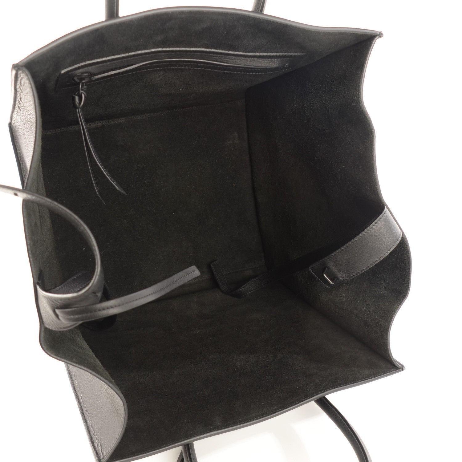 Celine Supple Calfskin Medium Phantom Luggage Black 5 of 9
