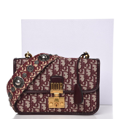 Christian Dior Oblique DiorAddict Flap Bag Burgundy 9 of 9