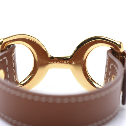 Hermes Barenia Pavane Cuff S Fauve 4 of 5