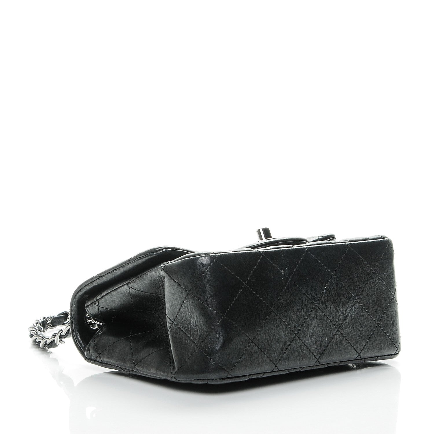 Chanel Lambskin Quilted Mini Square Flap Black 4 of 7