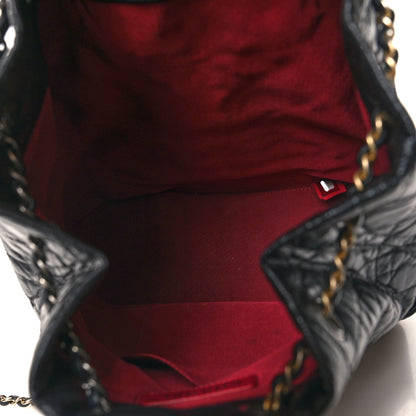 Chanel Aged Calfskin Quilted Gabrielle Backpack Black 5 of 14