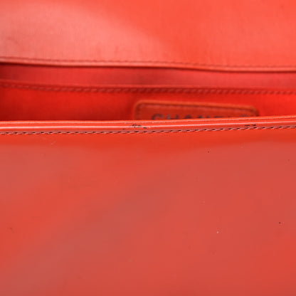 Chanel Glazed Calfskin Medium Boy Flap Red 11 of 20