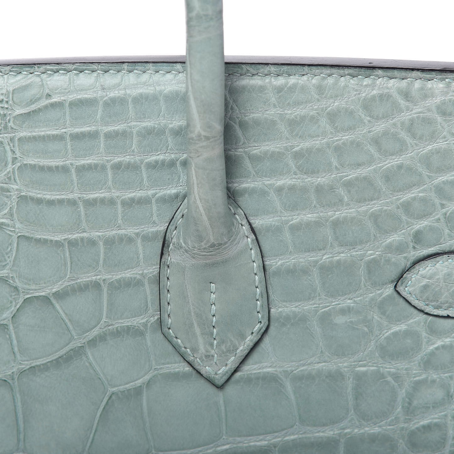 Matte Alligator Birkin 35 Ciel