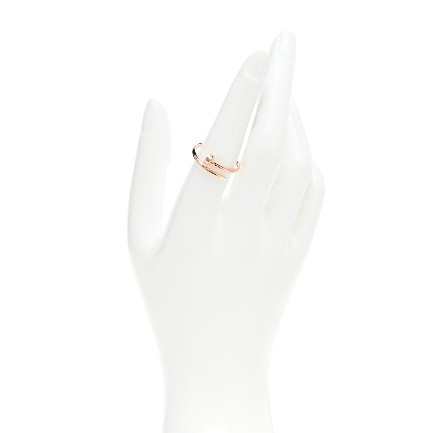 18K Pink Gold Small Juste Un Clou Ring 54 6.75