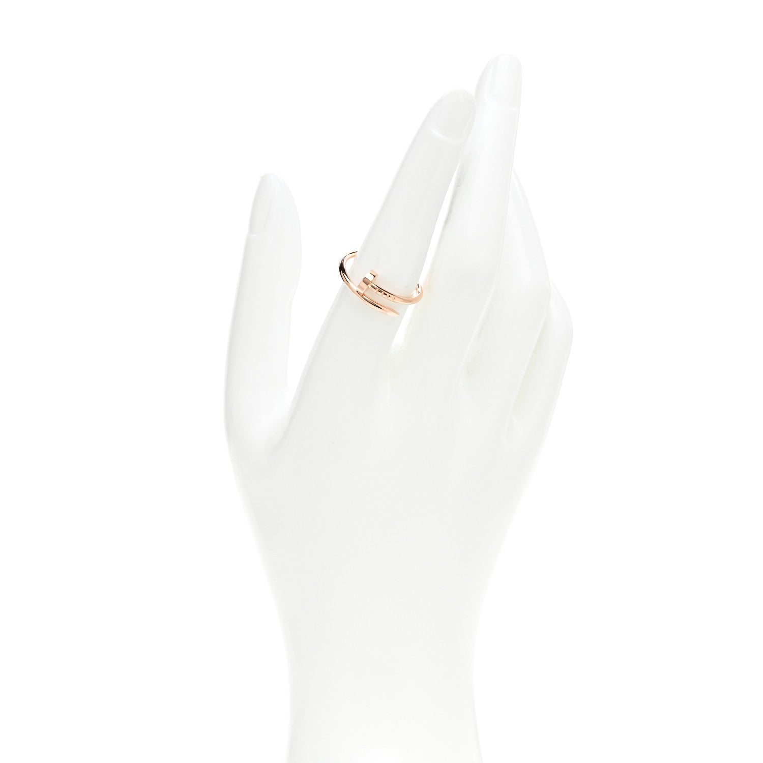 Cartier 18K Pink Gold Small Juste Un Clou Ring 54 6.75 2 of 5