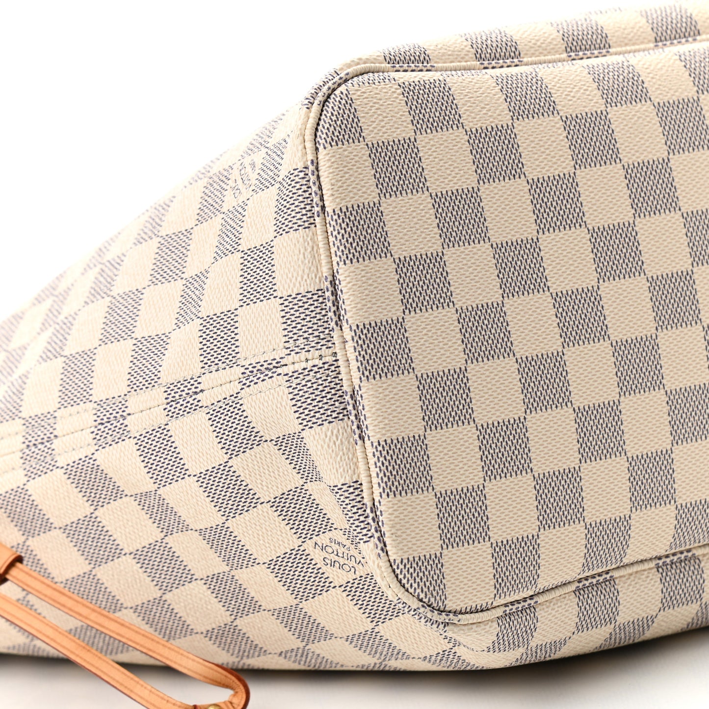 Damier Azur Neverfull MM Rose Ballerine