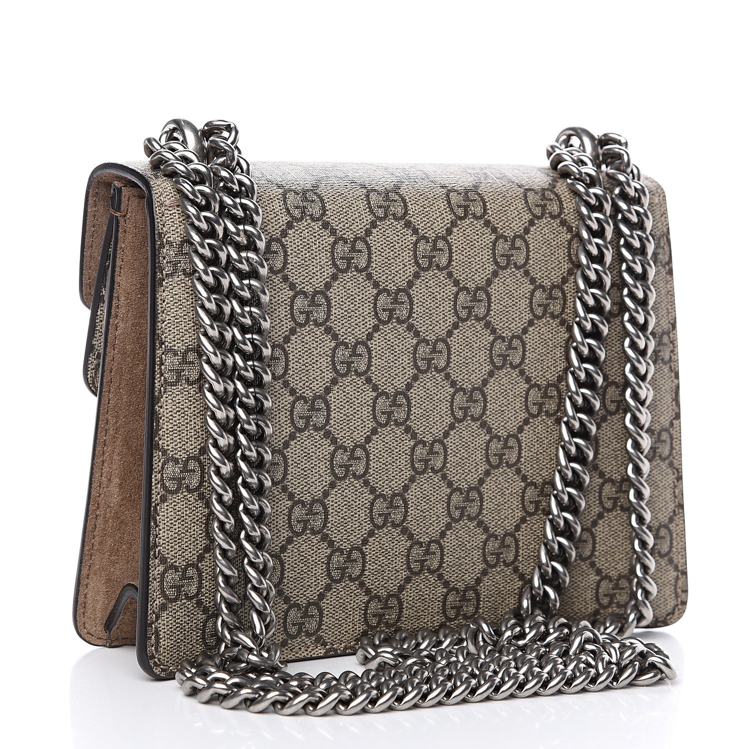 Gucci GG Supreme Monogram Mini Dionysus Shoulder Bag Taupe 2 of 7