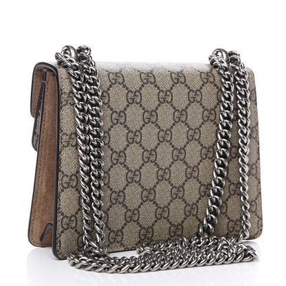 Gucci GG Supreme Monogram Mini Dionysus Shoulder Bag Taupe 2 of 7