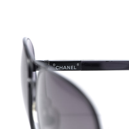 Chanel Aviator Sunglasses 4179 Black 7 of 10