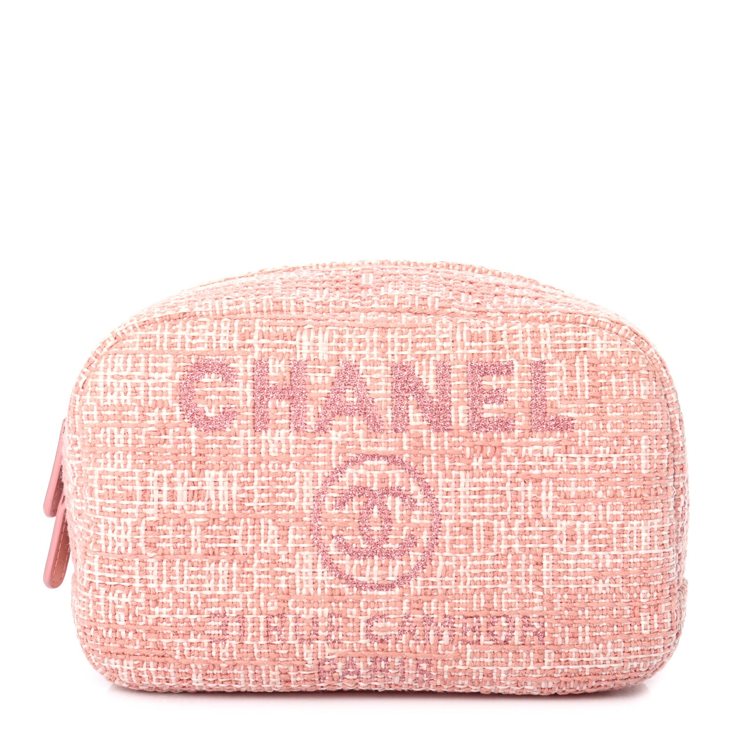 Chanel Canvas Small Deauville Case Pink 1 of 8