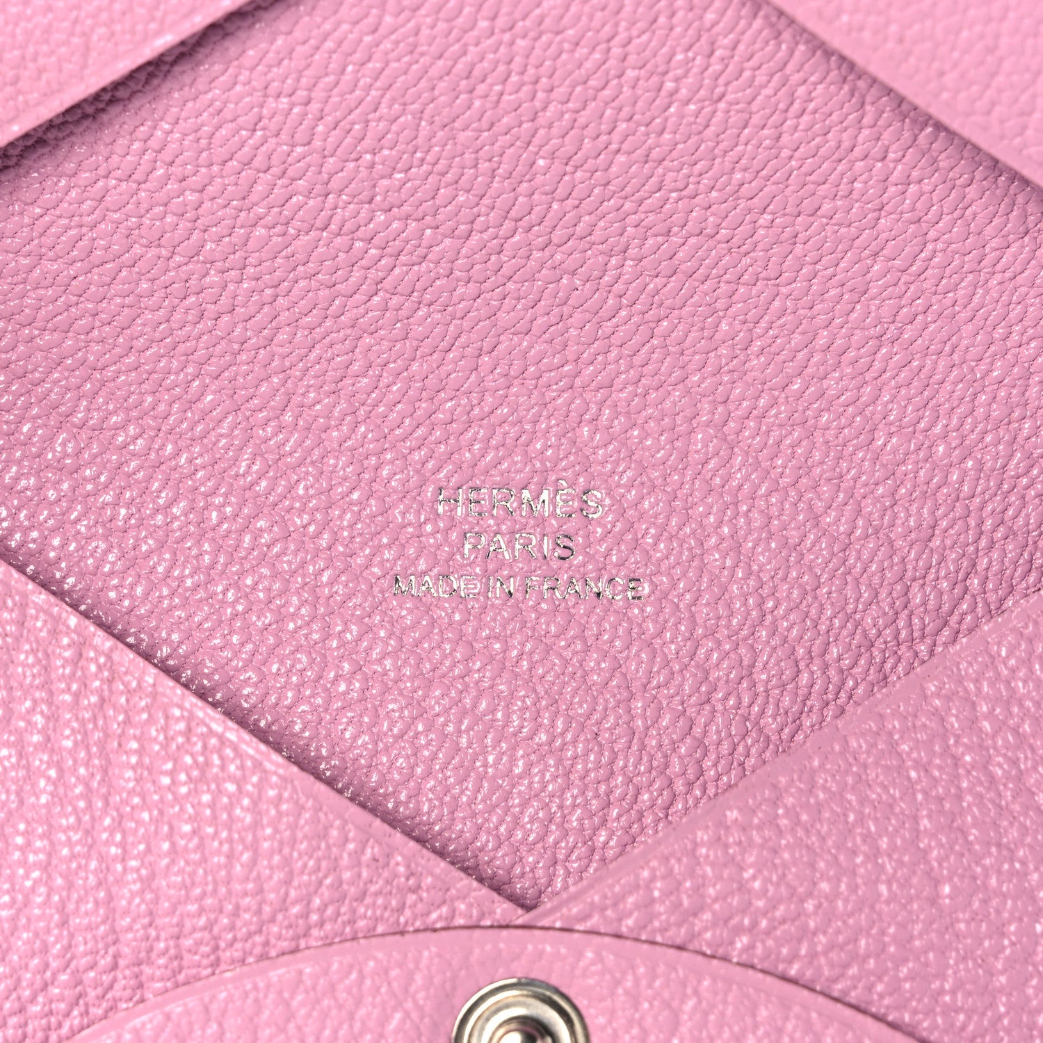 Hermes Chevre Mysore Calvi Card Case Mauve Sylvestre 6 of 8