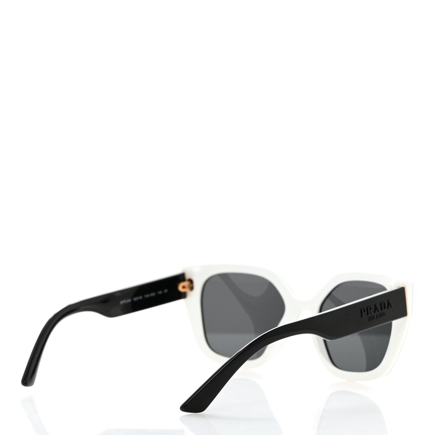 Prada Sunglasses SPR 24X Black White 4 of 8