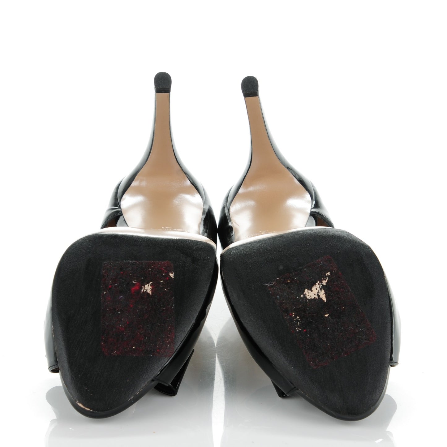 Patent Couture Bow Peep Toe d'Orsay 15/110mm Pumps 41 Black