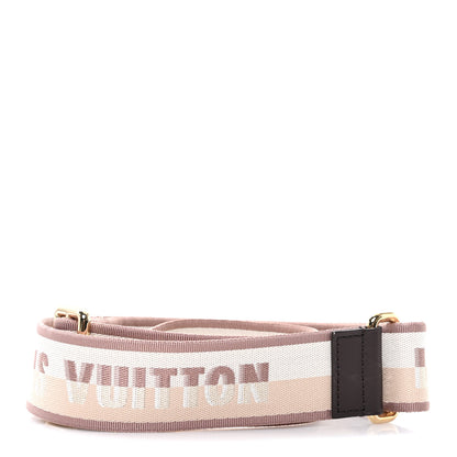 Louis Vuitton Jacquard Speedy Bandouliere 20 Shoulder Strap Beige 2 of 3