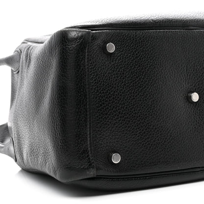 Hermes Taurillon Clemence Lindy 30 Black 9 of 10
