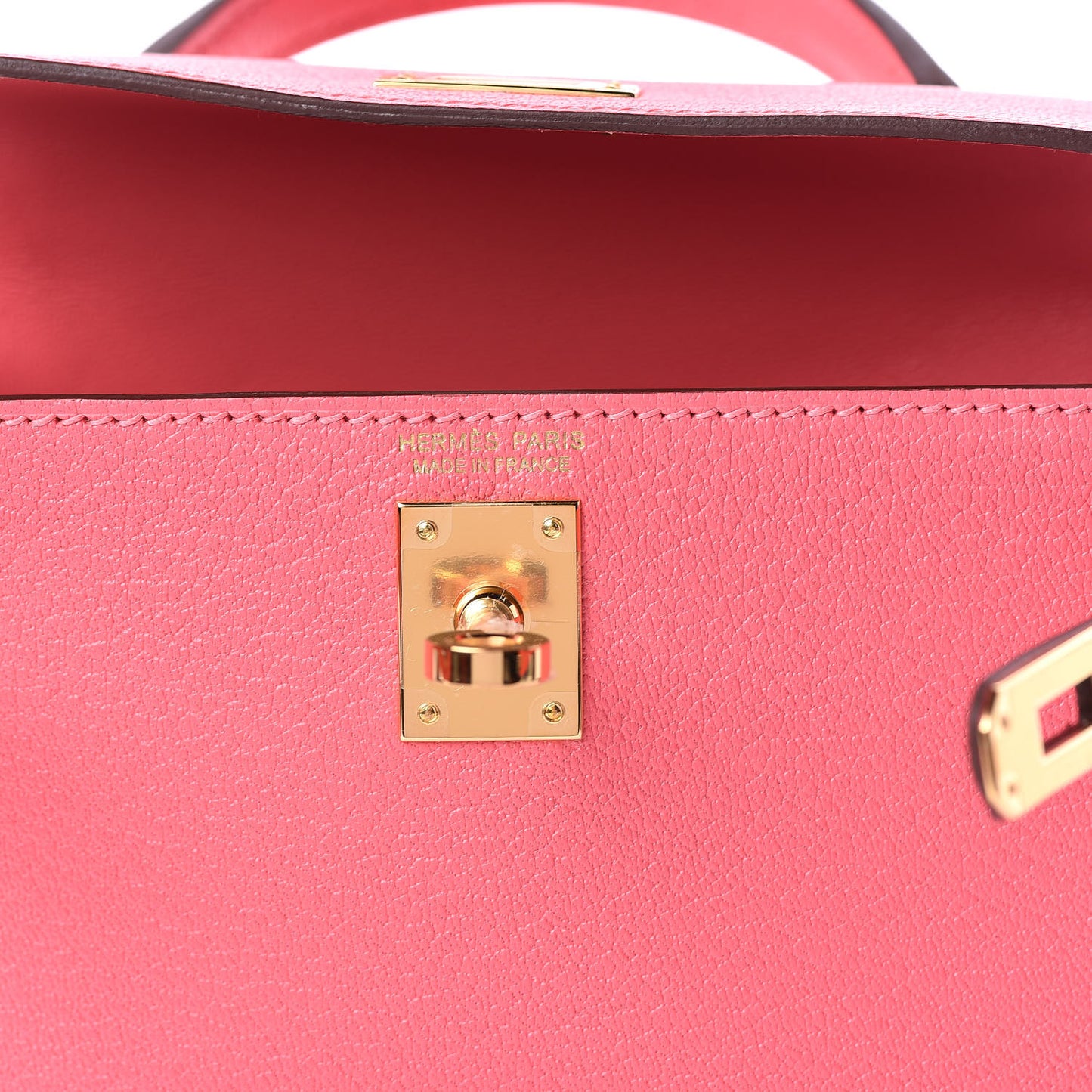 Chevre Mysore Mini Kelly Sellier 20 Rose Lipstick