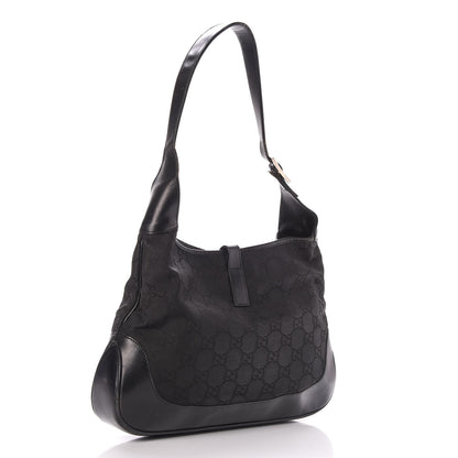 Gucci Monogram Jackie O Hobo Black 3 of 20