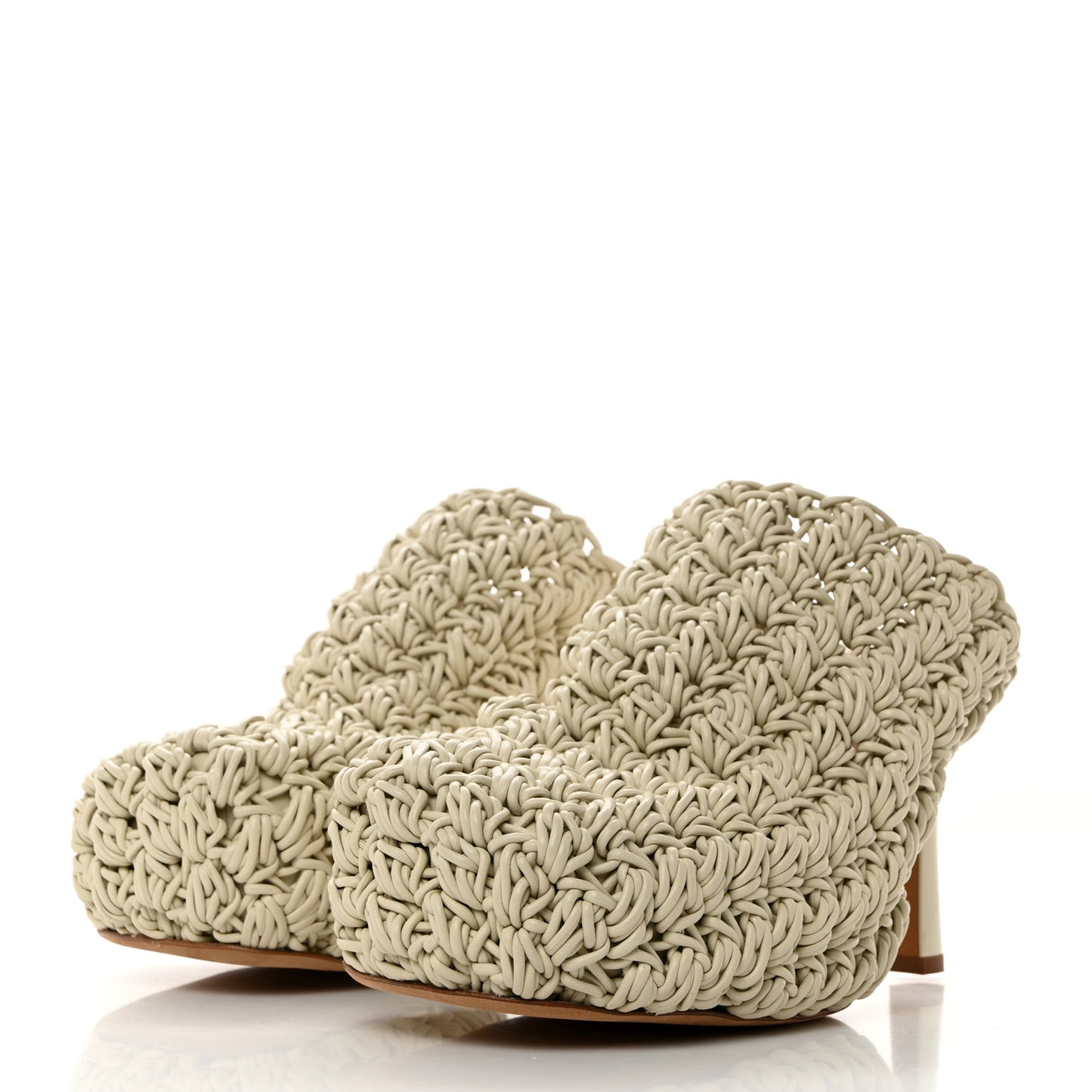 Nappa Intrecciato The Bold Mules 37.5 Wax