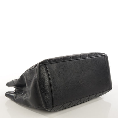 Chanel Caviar Quilted Grand Shopping Tote GST Black 4 of 9
