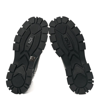 Fendi Calfskin Rubber Mens Fendi Force Chelsea Boots 7.5 Black 6 of 9