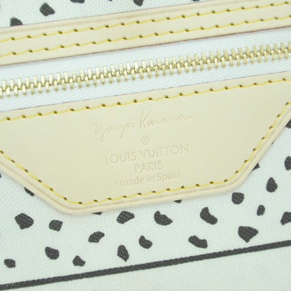 Louis Vuitton Monogram Kusama Waves Neverfull MM White 9 of 10
