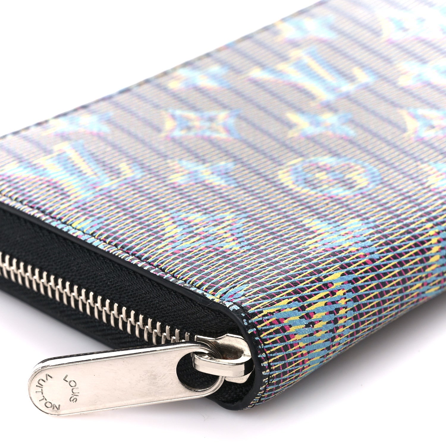 Louis Vuitton Calfskin Monogram LV Pop Zippy Wallet Blue 9 of 10