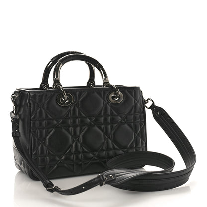 Christian Dior Calfskin Cannage Small The Lady 95.22 Black 2 of 9