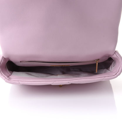 Chanel Lambskin Quilted Medium Chanel 19 Flap Light Pink 5 of 11