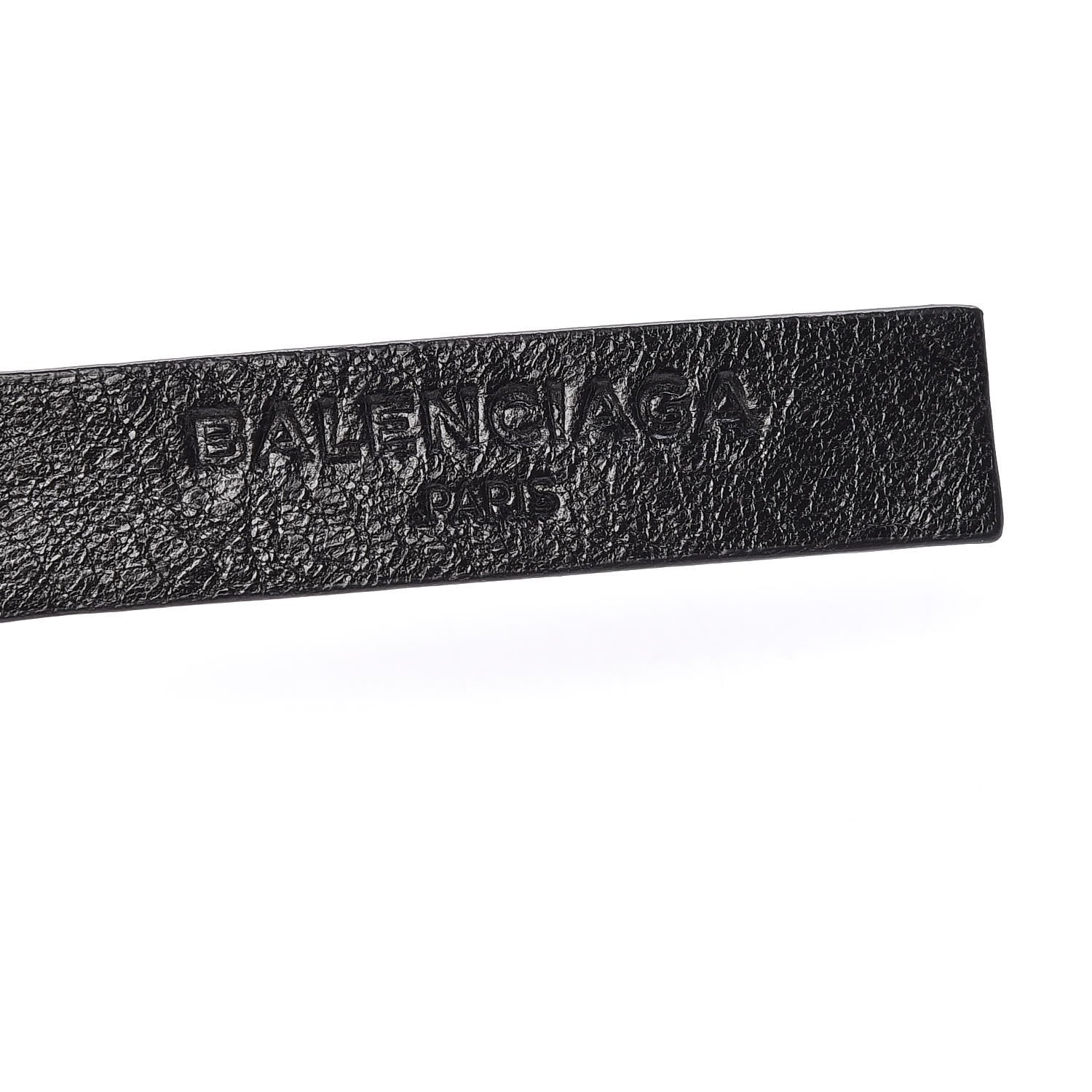 Balenciaga Agneau Arena Shoulder Strap Black 4 of 5