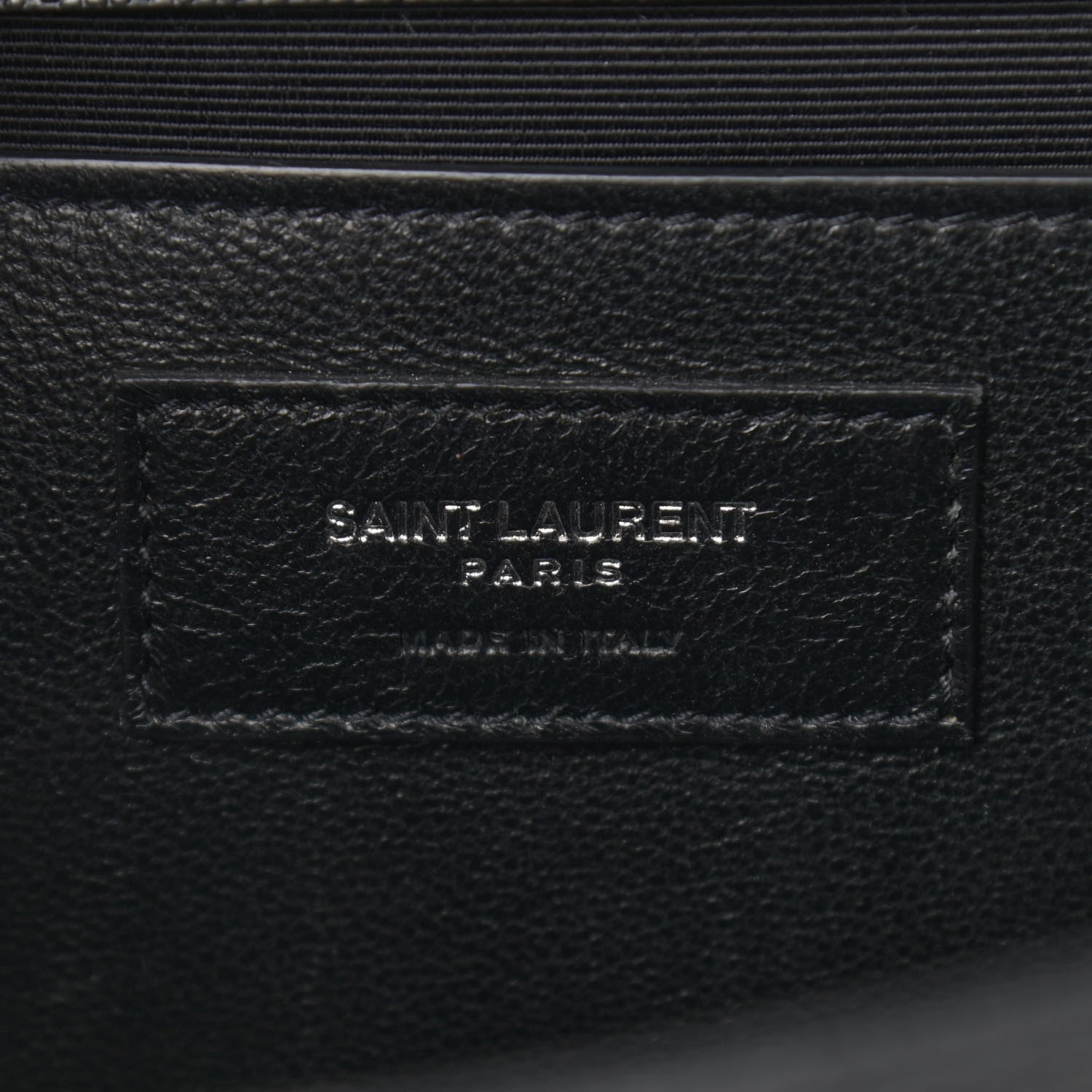 Saint Laurent Grain De Poudre Medium Classic Monogram Kate Satchel Black 6 of 8