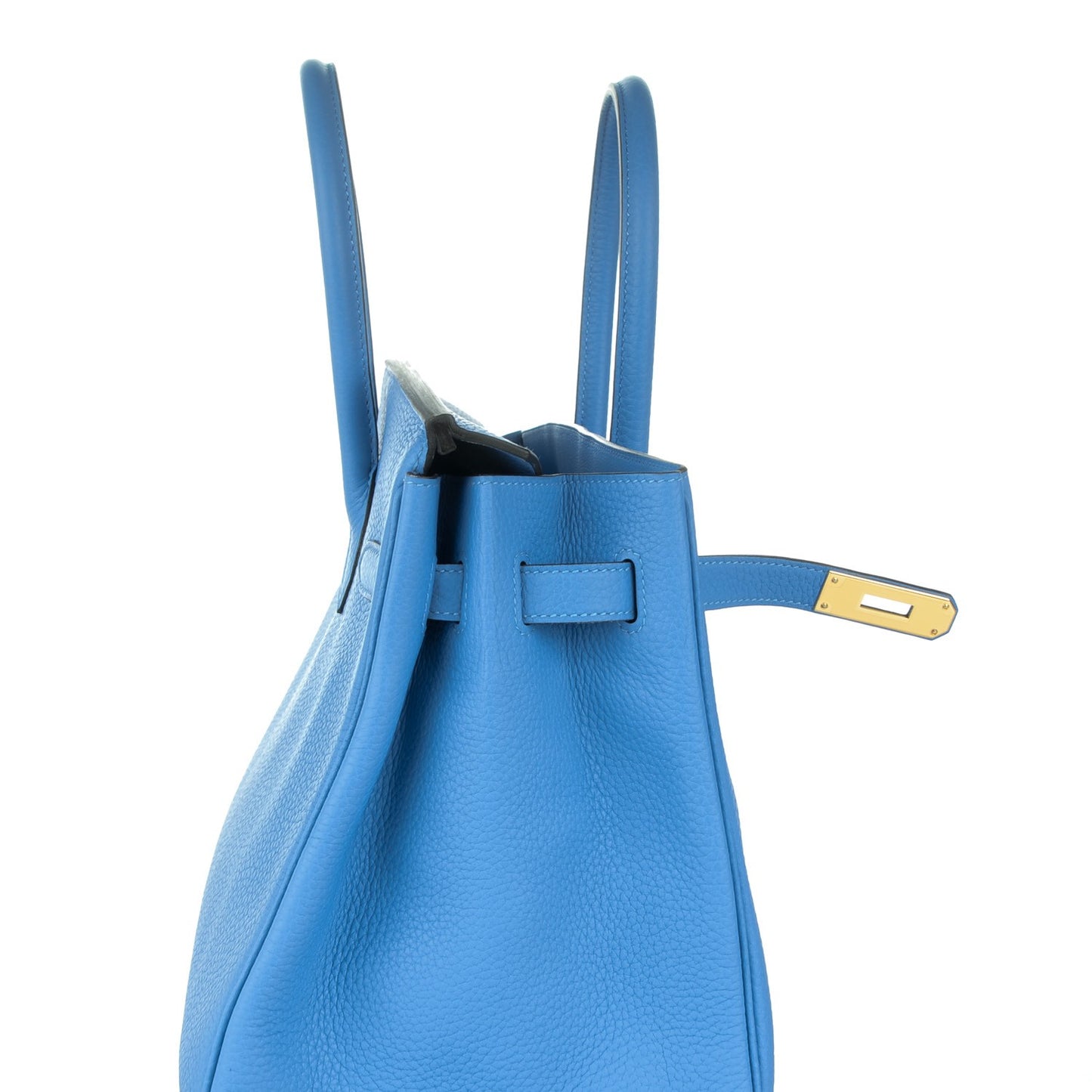 Taurillon Clemence Birkin 35 Bleu Paradis