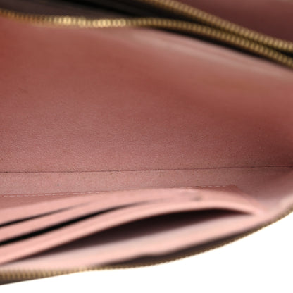 Louis Vuitton Monogram 2020 Christmas Animation Big Wheel Double Zip Pochette Rose Ballerine 6 of 12