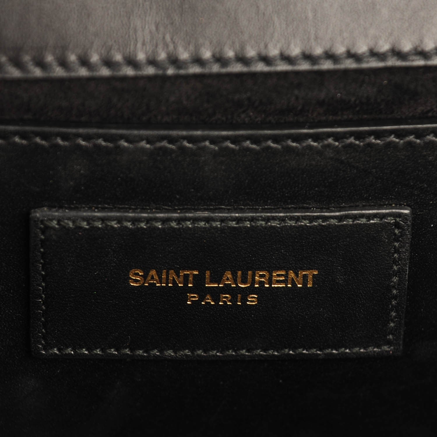 Saint Laurent Smooth Calfskin Medium Classic Monogram Kate Tassel Satchel Black 7 of 7