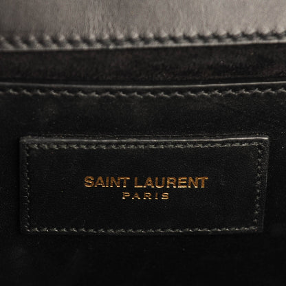 Saint Laurent Smooth Calfskin Medium Classic Monogram Kate Tassel Satchel Black 7 of 7