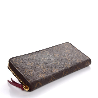 Louis Vuitton Monogram Clemence Wallet Fuchsia 4 of 8