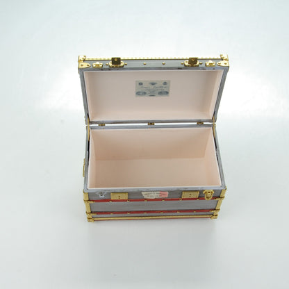 Louis Vuitton Mini Malle Zinc Trunk Paperweight Jewelry Box 7 of 8