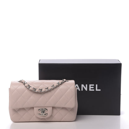 Chanel Caviar Quilted Mini Rectangular Flap Light Pink 11 of 11