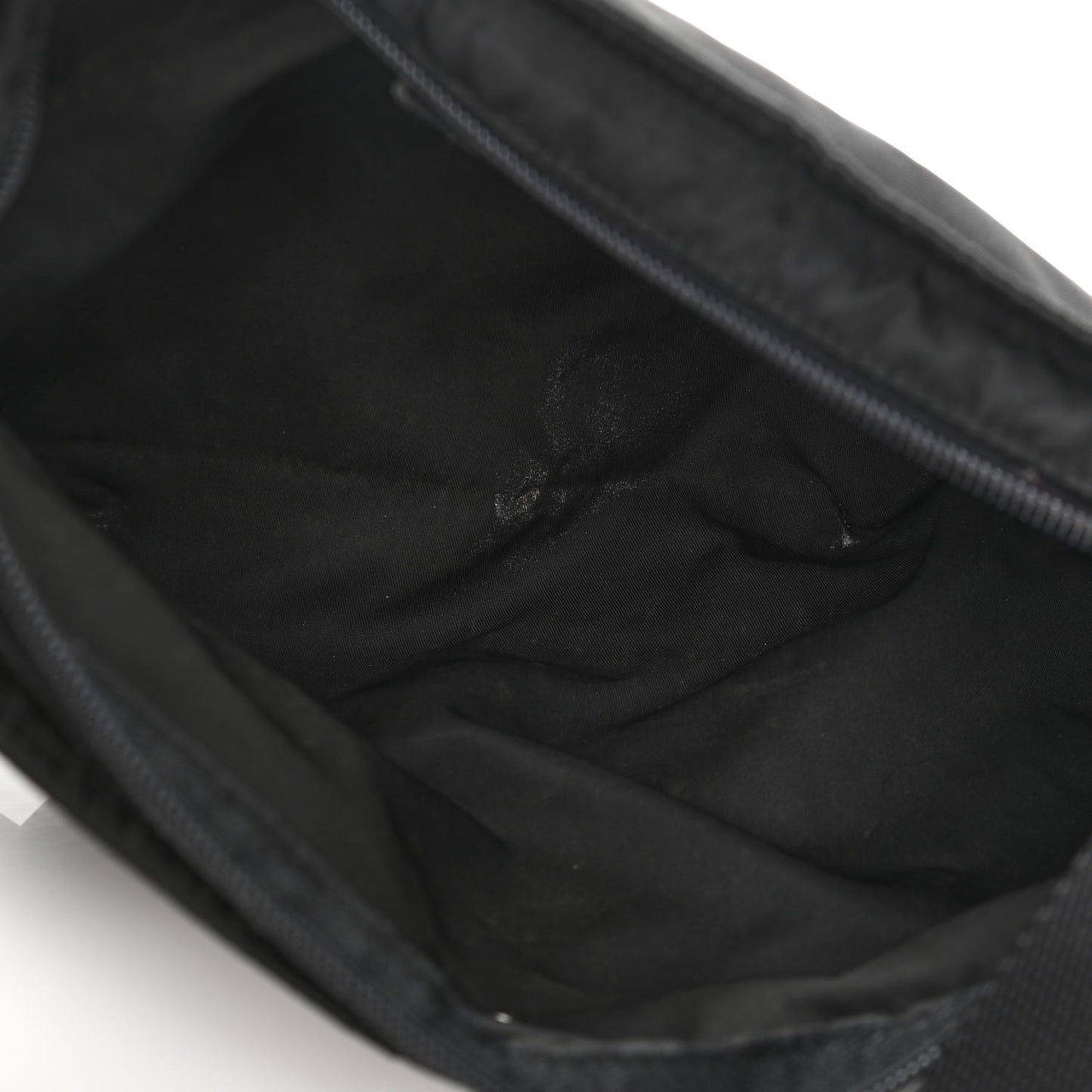Nylon Messenger Bag Black