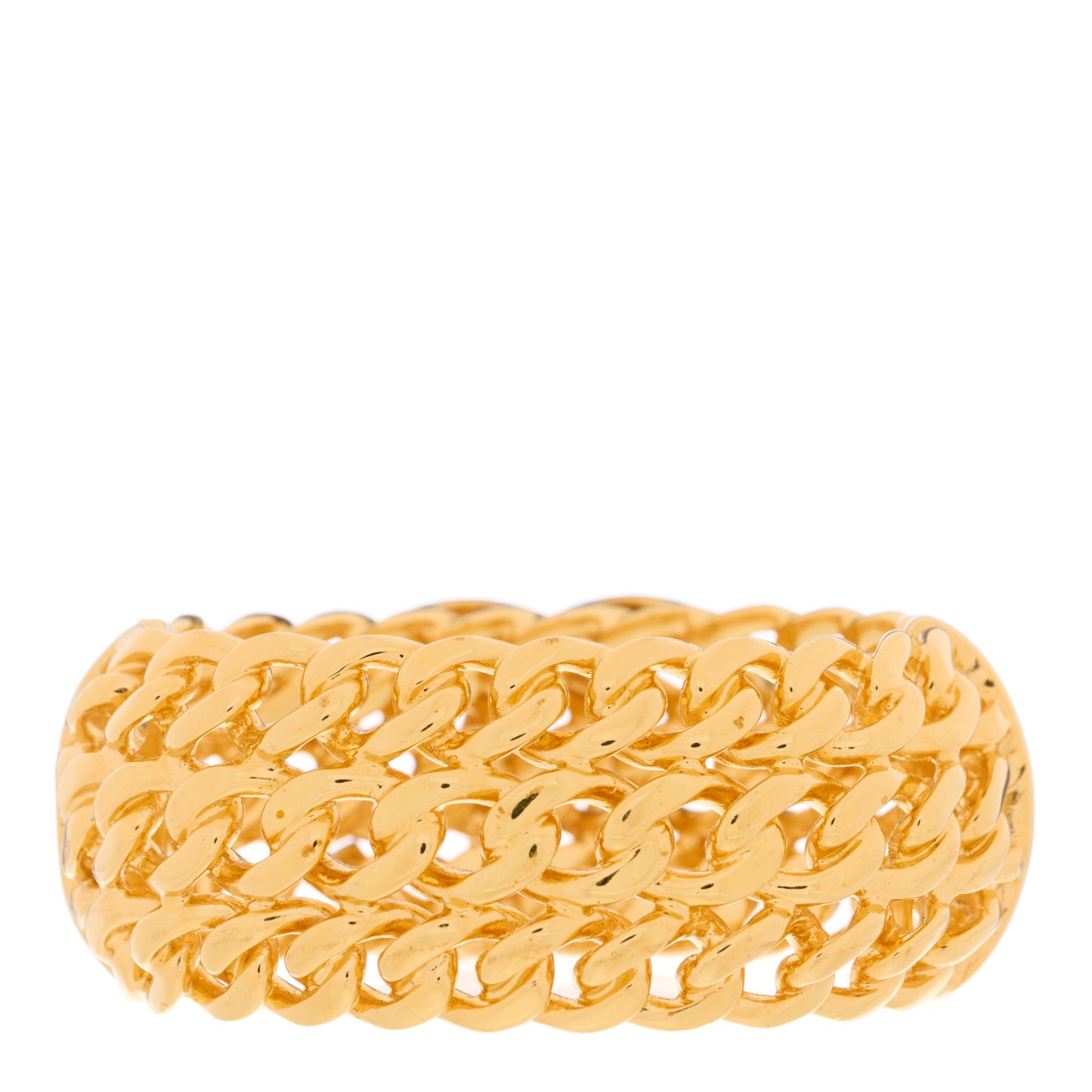 CC Chain Wide Bracelet Gold