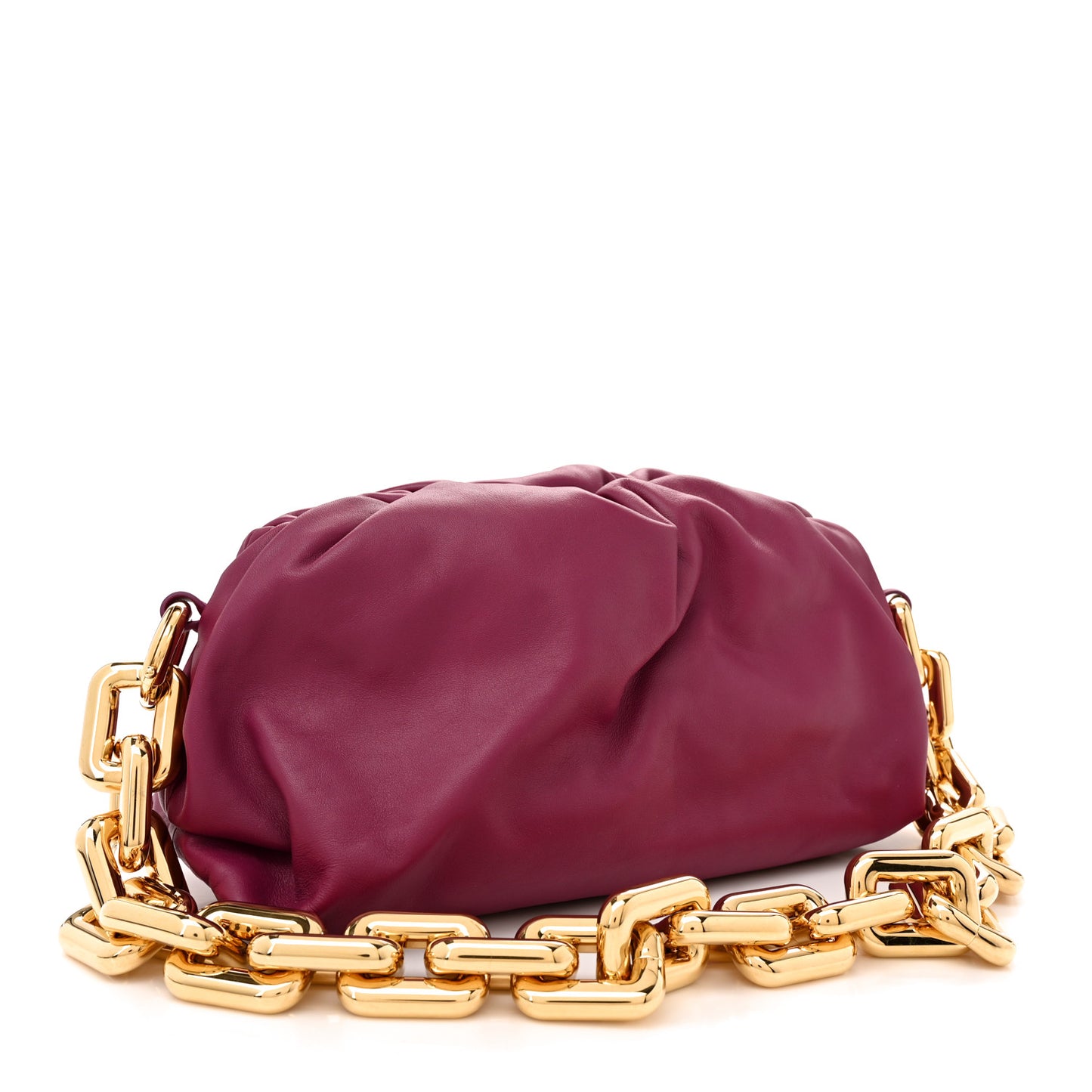 Calfskin The Pouch Chain Cinnabar
