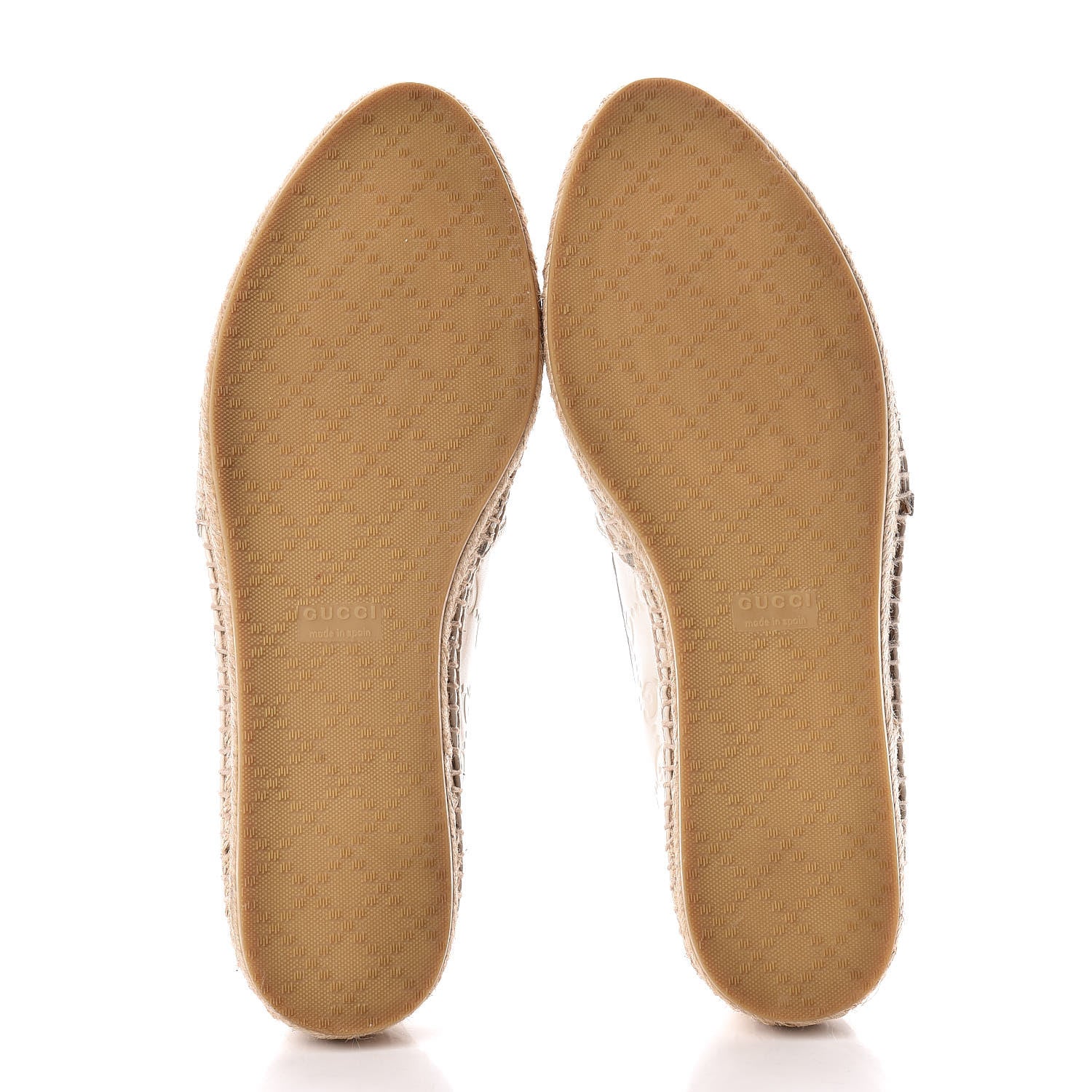 Gucci Guccissima Signature Espadrilles 38 Mystic White 7 of 12