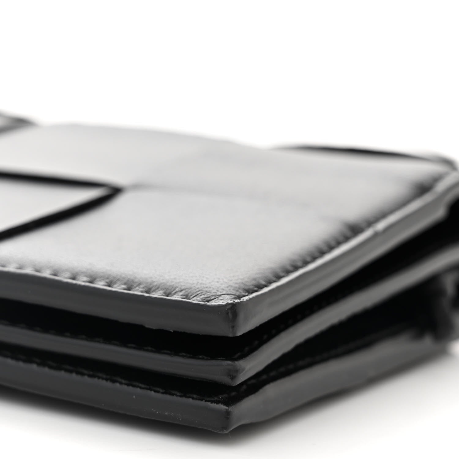 Bottega Veneta Lambskin Maxi Intreccio Cassette Wallet On Strap Black 10 of 10