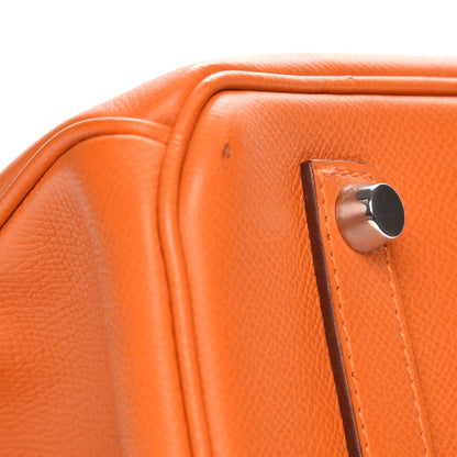 Hermes Epsom Birkin 35 Orange 11 of 31