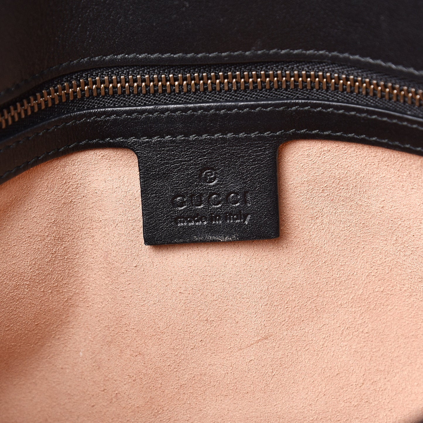 Calfskin Matelasse Studded Small Pearly GG Marmont Shoulder Bag Black